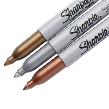 Sharpie® Metallic Fine Point Permanent Marker Value Pack, Fine Bullet Tip, Assorted Colors, 36-pack freeshipping - TVN Wholesale